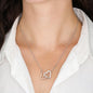 The Gorgeous Interlocked Necklace Gift For Daughter with DAD's message | SAFE