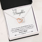 The Lovely Necklace Gift For Daughter with MOM's Message | BRAVER