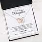 The Beautiful Interlink Necklace Gift For Daughter with DAD's Message | NEVER