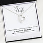 Premium Heart Necklace Gift To Wife By Husband | Broken Road