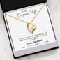 The Romantic Necklace Gift For Wife with Message | LAST BREATH