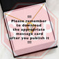 The Premium Forever Heart Necklace Gift To Daughter By Mom | Forever