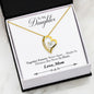 The Premium Forever Heart Necklace Gift To Daughter By Mom | Always