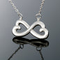 Premium Infinity Heart Necklace To Daughter By Dad | NEVER