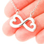 Premium Infinity Heart Necklace For Wife By Husband | First