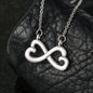 Premium Infinity Heart Necklace To Daughter By Dad | NEVER