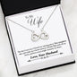 Premium Infinity Heart Necklace To Wife By Husband | Complete