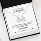 Premium Infinity Heart Necklace For Daughter By Mom | Always