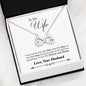 Premium Infinity Heart Necklace For Wife By Husband | First