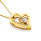 The Romantic Heart Necklace For Wife with Message | FIRST