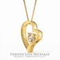 The Romantic Heart Necklace For Wife with Message | COMPLETE