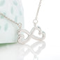 Premium Infinity Heart Necklace To Daughter By Dad | NEVER